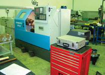 The RBH manufacturing area is equipped with modern programmable CNC machine centres